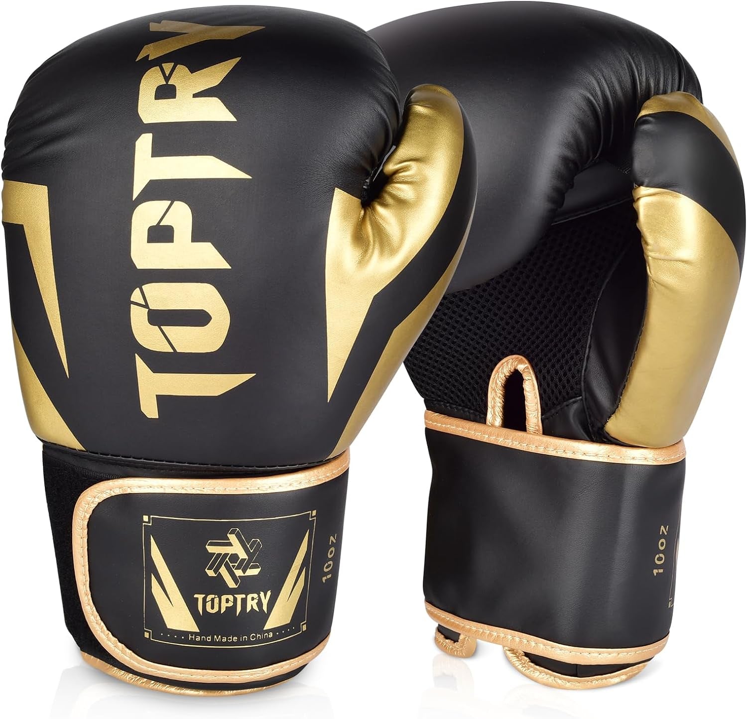 Boxing Gloves PU Sparring Gloves, Kickboxing Gloves for Outdoor Sports Training, Muay Thai, Training Sparring, Fighting, Kickboxing, Punch Bag Boxing for Men & Women