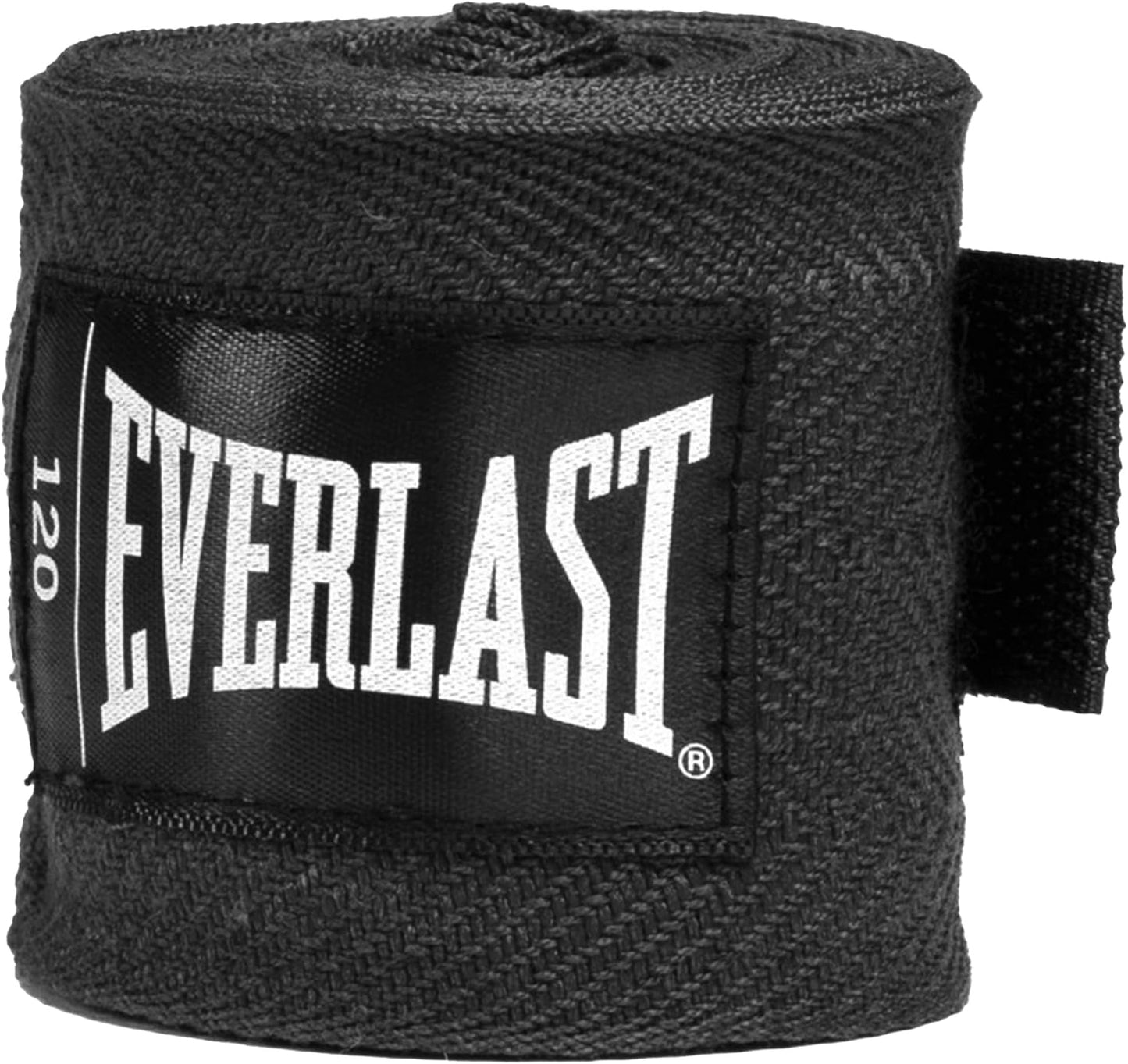 120” Handwraps – Breathable Polyester-Cotton, Hook & Loop Closure, Wrist & Knuckle Protection, Wear under Boxing or Training Gloves – Great for Combat Sports