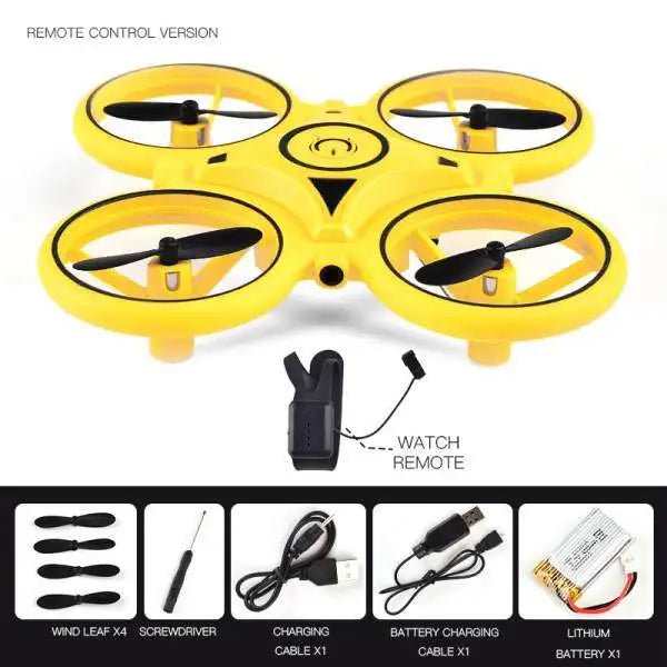 3-In-1 Hand Watch Gesture Control Mini UFO Drone