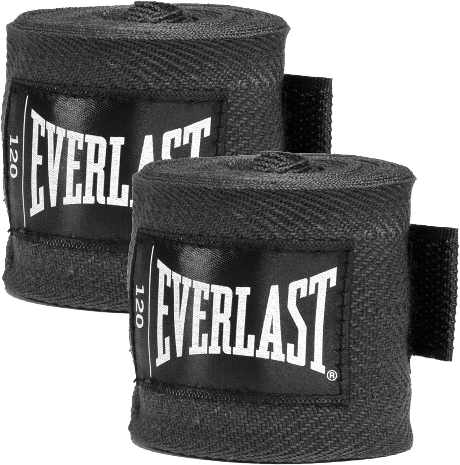 120” Handwraps – Breathable Polyester-Cotton, Hook & Loop Closure, Wrist & Knuckle Protection, Wear under Boxing or Training Gloves – Great for Combat Sports