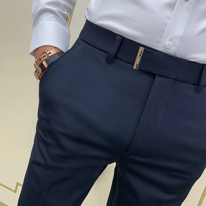 Spring Man Suit Pants 